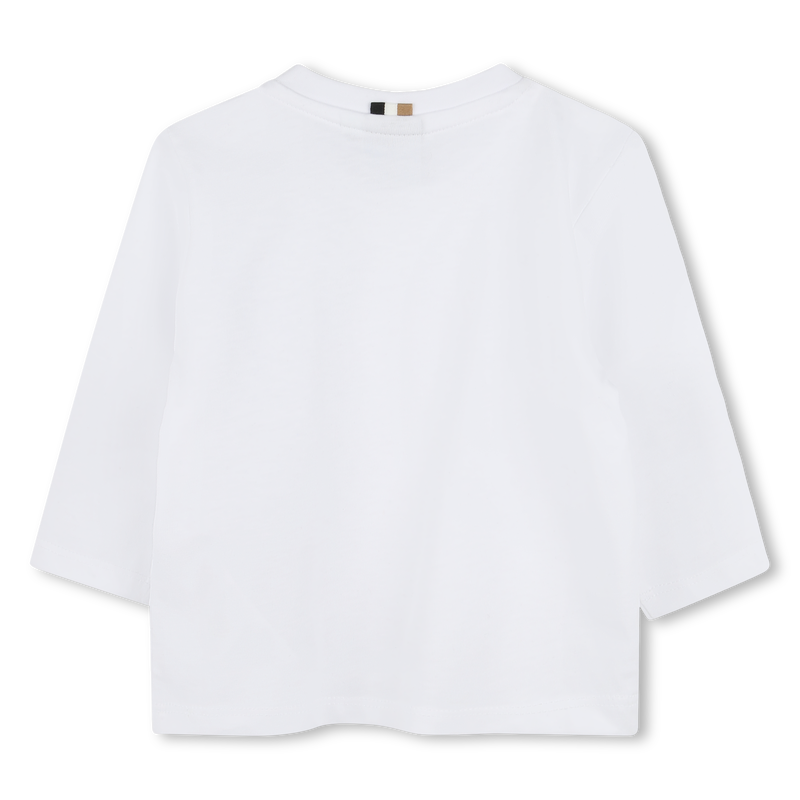 Cotton Long-Sleeve BOSS 
                    BOY
