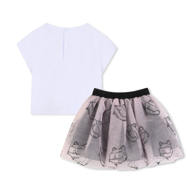 Shorts Outfit Set KARL LAGERFELD KIDS 
                        GIRL