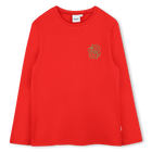 LONG SLEEVE T-SHIRT, BRIGHT RED, hi-res