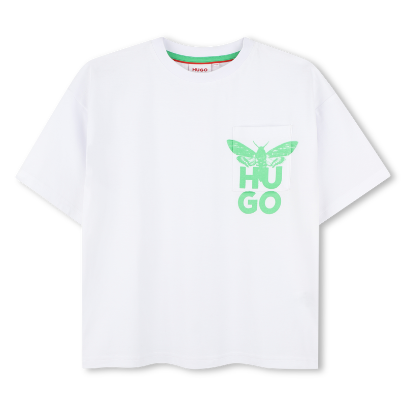 Short-sleeved cotton T-shirt HUGO 
                        BOY