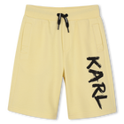 Cotton Bermuda Shorts, WAX YELLOW, hi-res