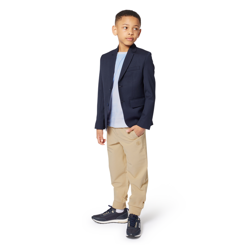 Printed Cotton T-Shirt BOSS 
                        BOY