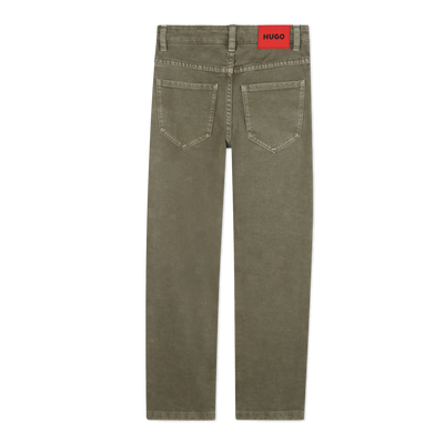 Faded twill trousers HUGO BOY