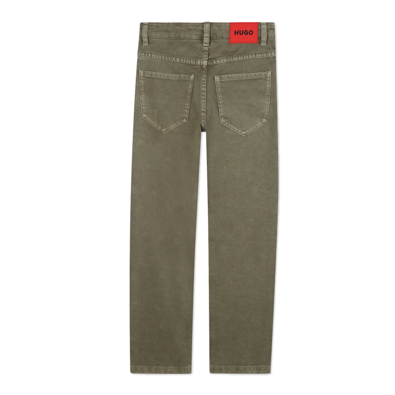 Faded twill trousers HUGO 
                    BOY