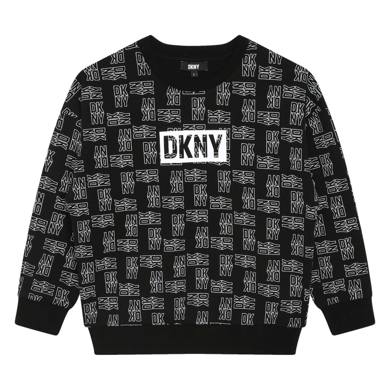 Printed fleece sweatshirt DKNY 
                    UNISEX