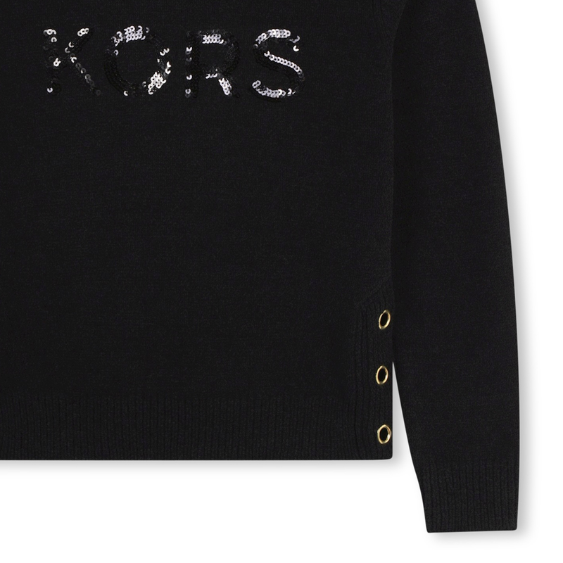 Sequin Logo Sweater MICHAEL KORS 
                        GIRL
