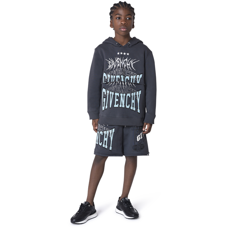 Brushed fleece Bermuda shorts GIVENCHY 
                    BOY