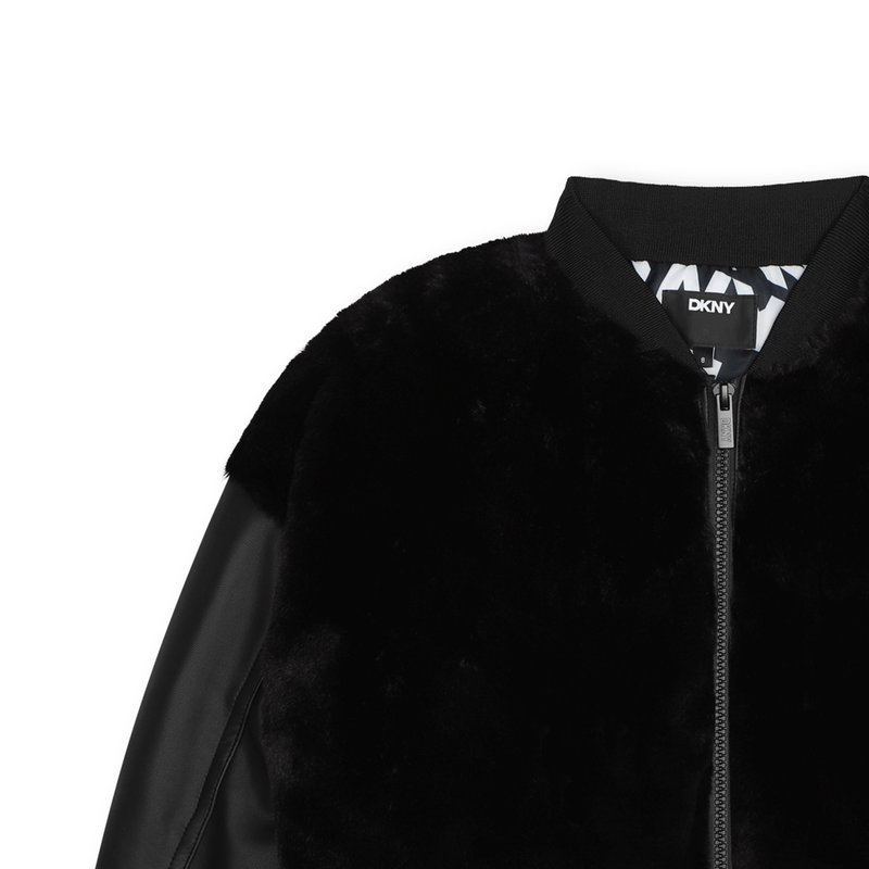 Fluffy Fleece Jacket DKNY 
                    GIRL
