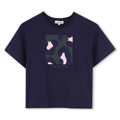 Short-sleeved printed T-shirt LANVIN GIRL