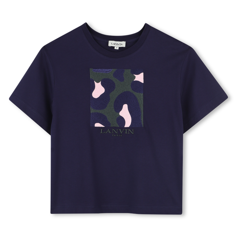Short-sleeved printed T-shirt LANVIN 
                    GIRL