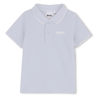 Short sleeve polo, PALE BLUE, hi-res