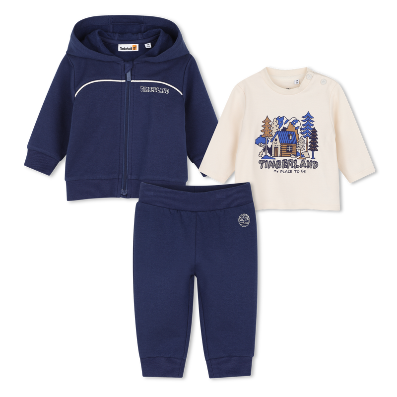 Pants, cardigan, and t-shirt set TIMBERLAND 
                        BOY
