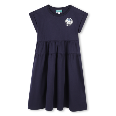 Dress with cutout waist panel KENZO KIDS GIRL