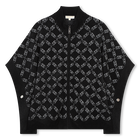 Zip-Up Knit Cape MICHAEL KORS 
                    GIRL