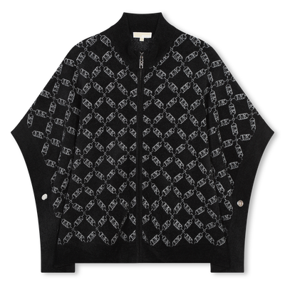 Zip-Up Knit Cape MICHAEL KORS GIRL