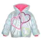 Hooded down jacket BILLIEBLUSH 
                    GIRL