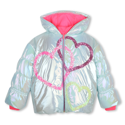Hooded down jacket BILLIEBLUSH GIRL