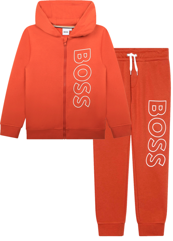 Kids hugo boss tracksuits discount