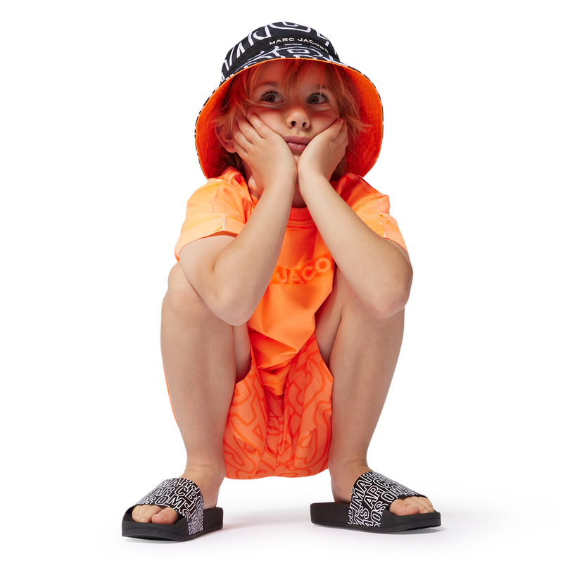 Embroidered cotton T-shirt MARC JACOBS 
                        UNISEX