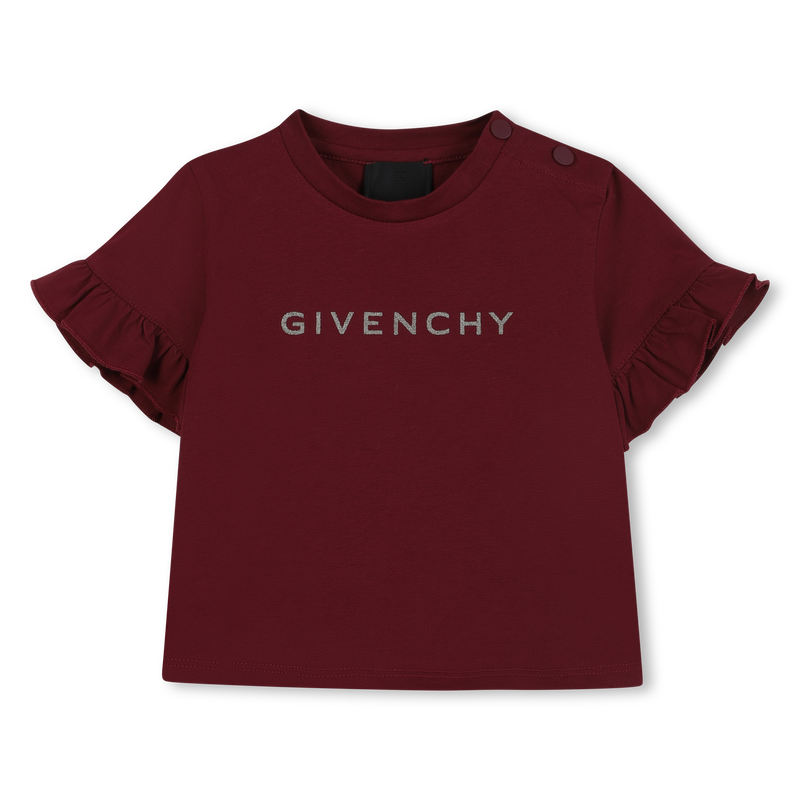 T-shirt with ruffles GIVENCHY 
                        GIRL