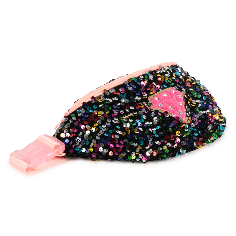 Velvet-based fanny pack BILLIEBLUSH 
                        GIRL