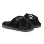 Slippers with crossed straps KARL LAGERFELD KIDS 
                    GIRL
