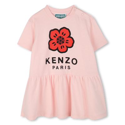 Short-sleeved dress KENZO KIDS GIRL