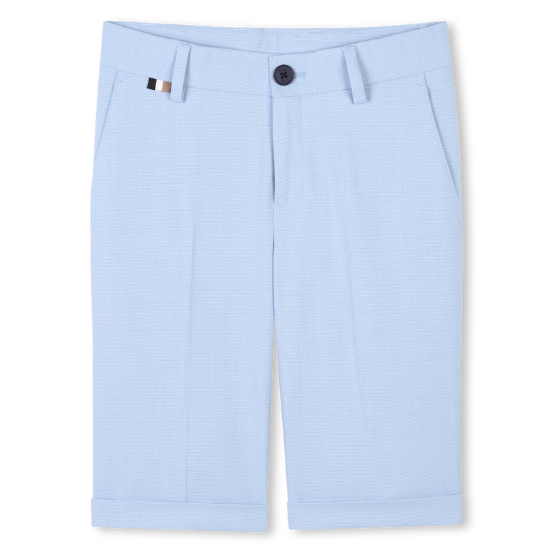 Plain formal Bermuda shorts BOSS 
                    BOY