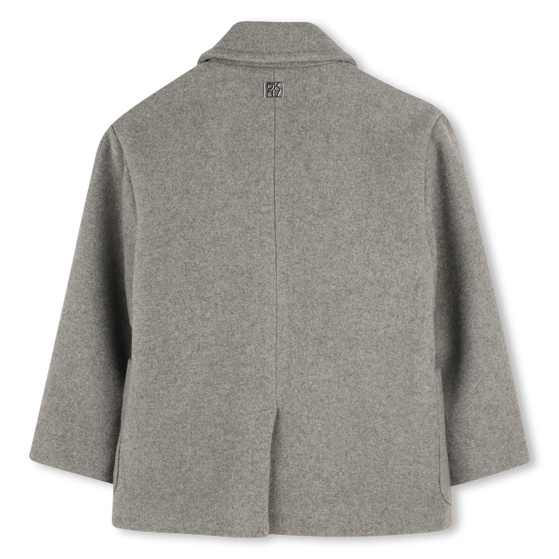 Wool cloth coat DKNY 
                        GIRL