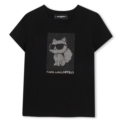 Short-Sleeved T-Shirt KARL LAGERFELD KIDS GIRL