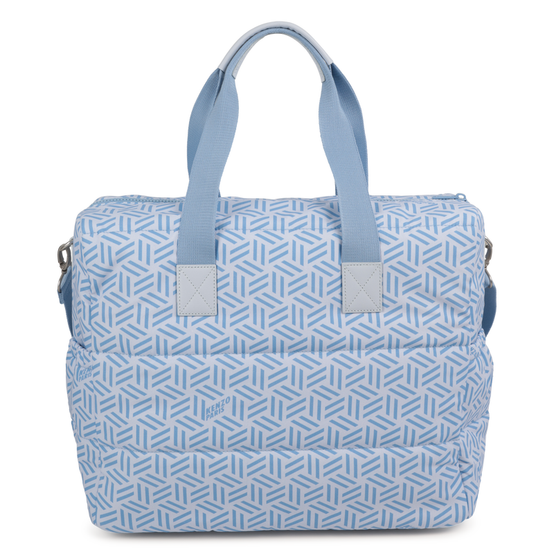 Quilted diaper bag in printed poplin KENZO KIDS 
                    UNISEX