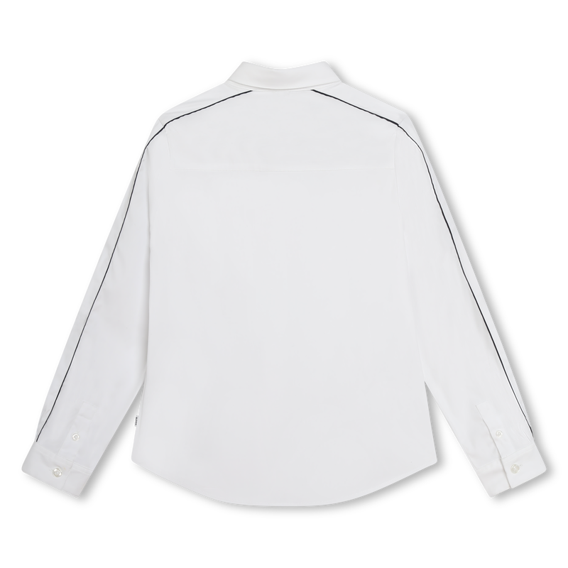 Slim fit poplin shirt BOSS 
                    BOY