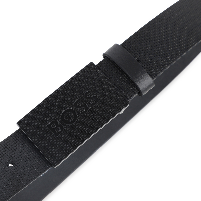Cowhide leather belt BOSS 
                    BOY