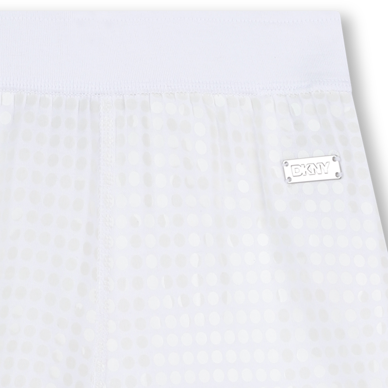 Cotton shorts with sequins DKNY 
                    GIRL