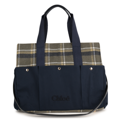 Bi-material diaper bag CHLOE GIRL