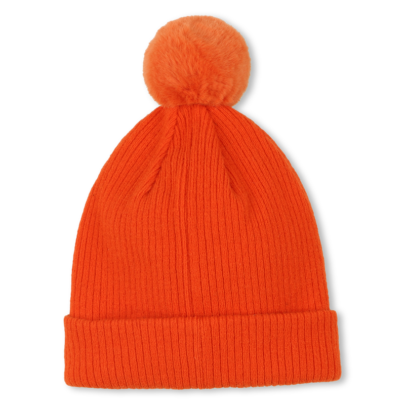 Fleece pompom knit hat TIMBERLAND 
                    BOY