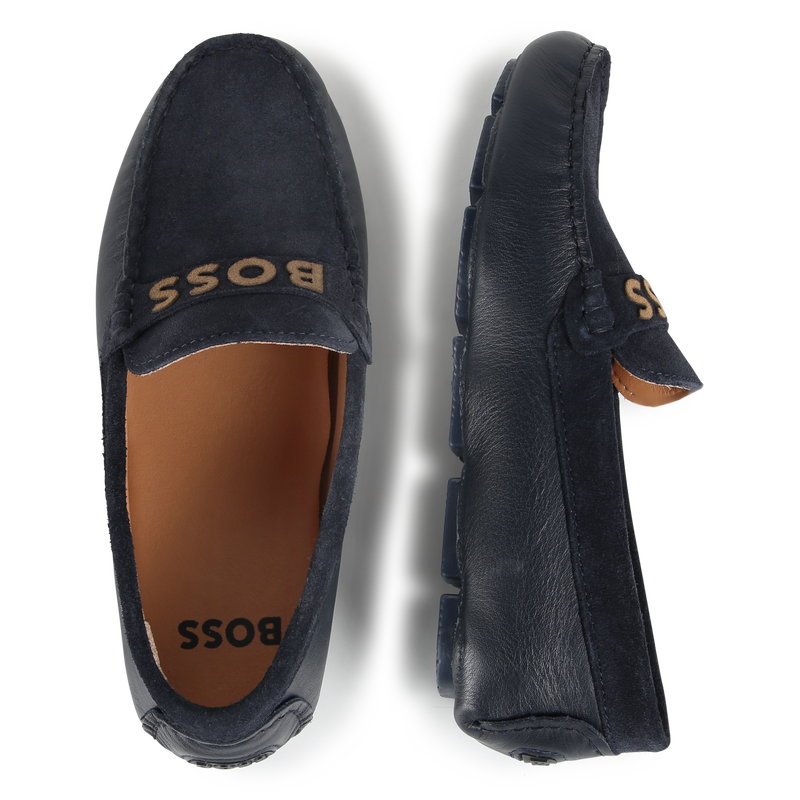 Leather Moccasins BOSS 
                    BOY