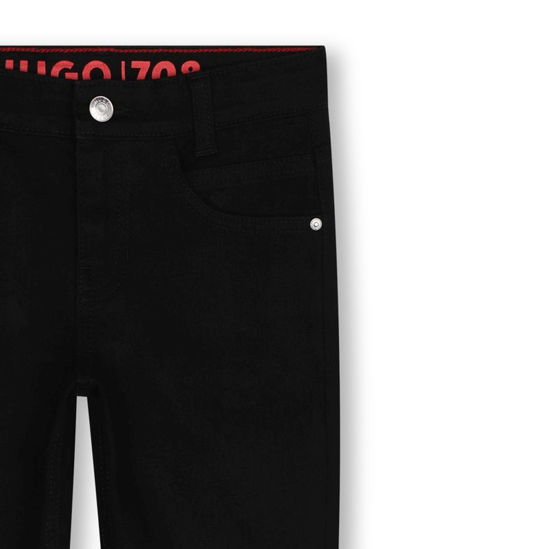 Cotton-Rich Slim-Fit Jeans HUGO 
                    BOY