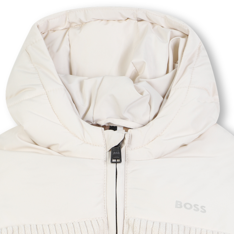 Bi-material down jacket BOSS 
                    BOY