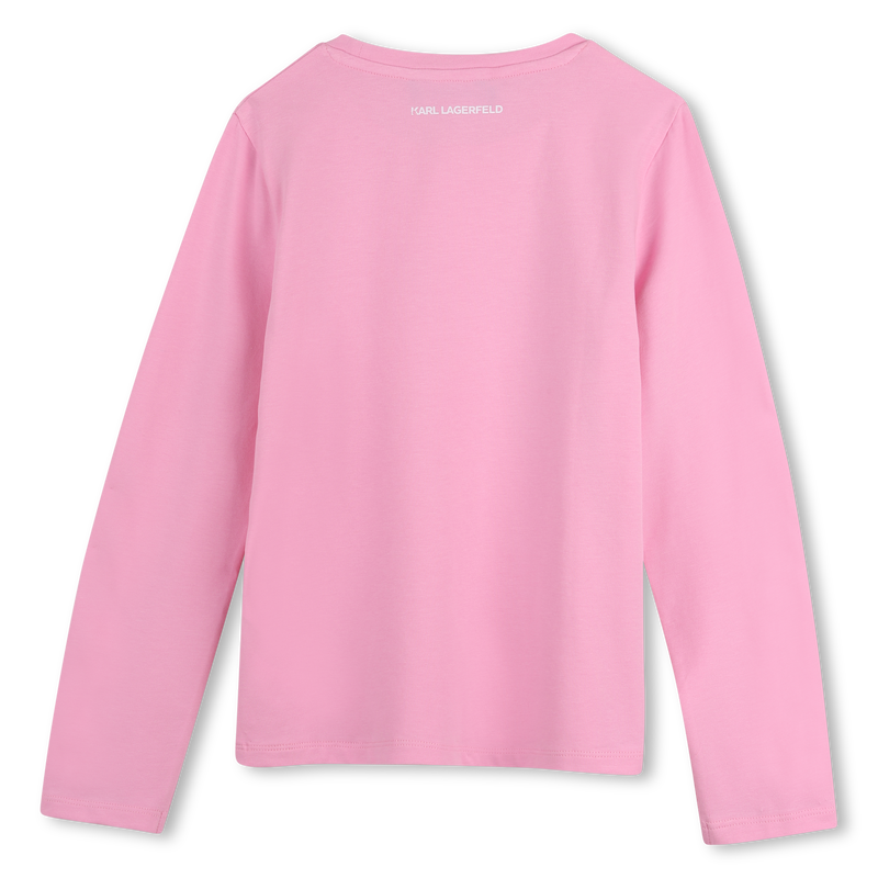 Long sleeve t-shirt KARL LAGERFELD KIDS 
                        GIRL