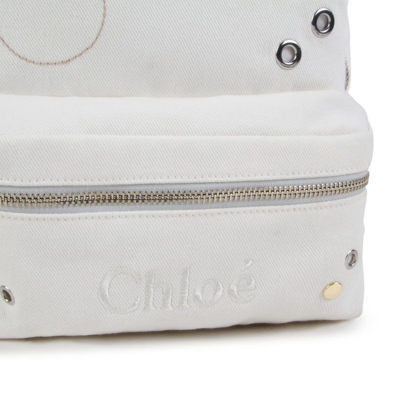 Leather detail backpack CHLOE 
                    GIRL