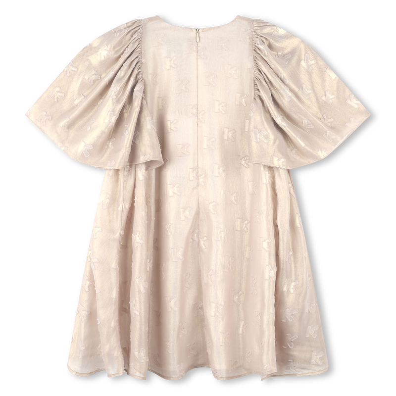 Jacquard Lam&eacute; Dress KENZO KIDS 
                        GIRL