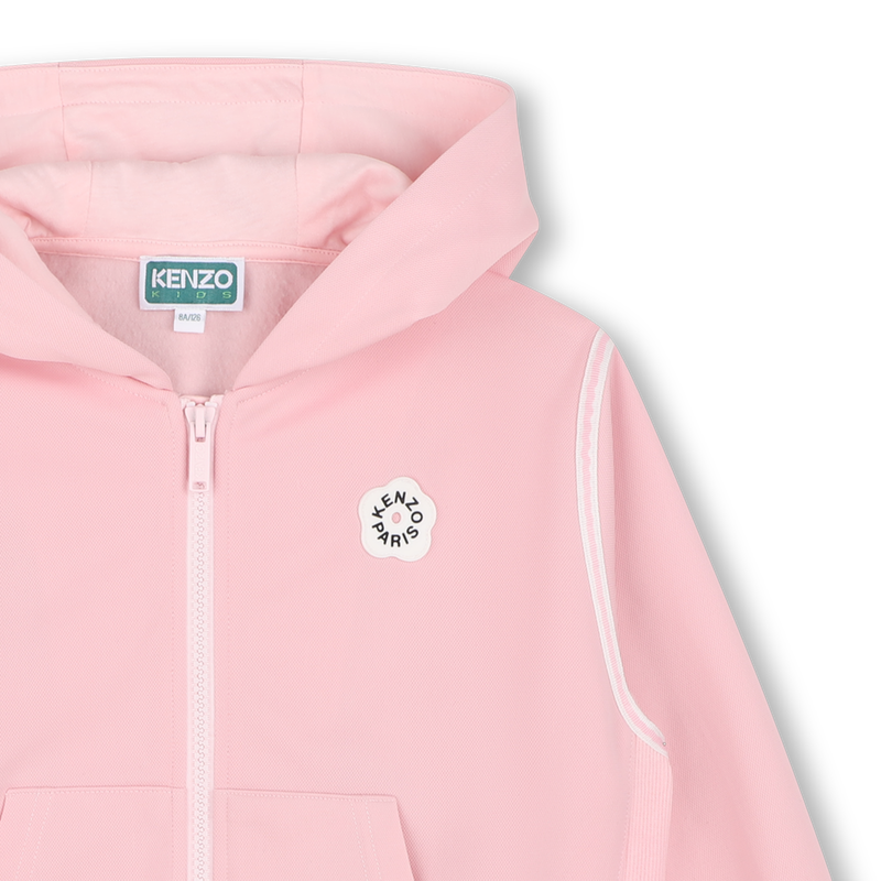 Hooded cardigan KENZO KIDS 
                        GIRL