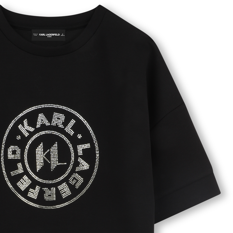 Short-sleeved dress KARL LAGERFELD KIDS 
                        GIRL