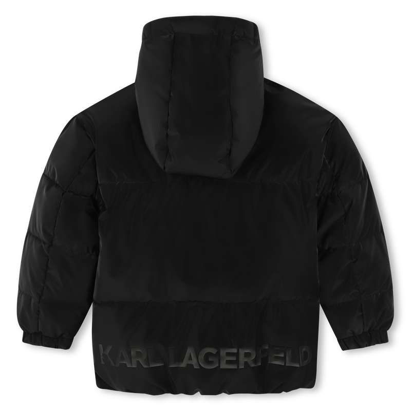 Water-Repellent Hooded Puffer KARL LAGERFELD KIDS 
                        BOY