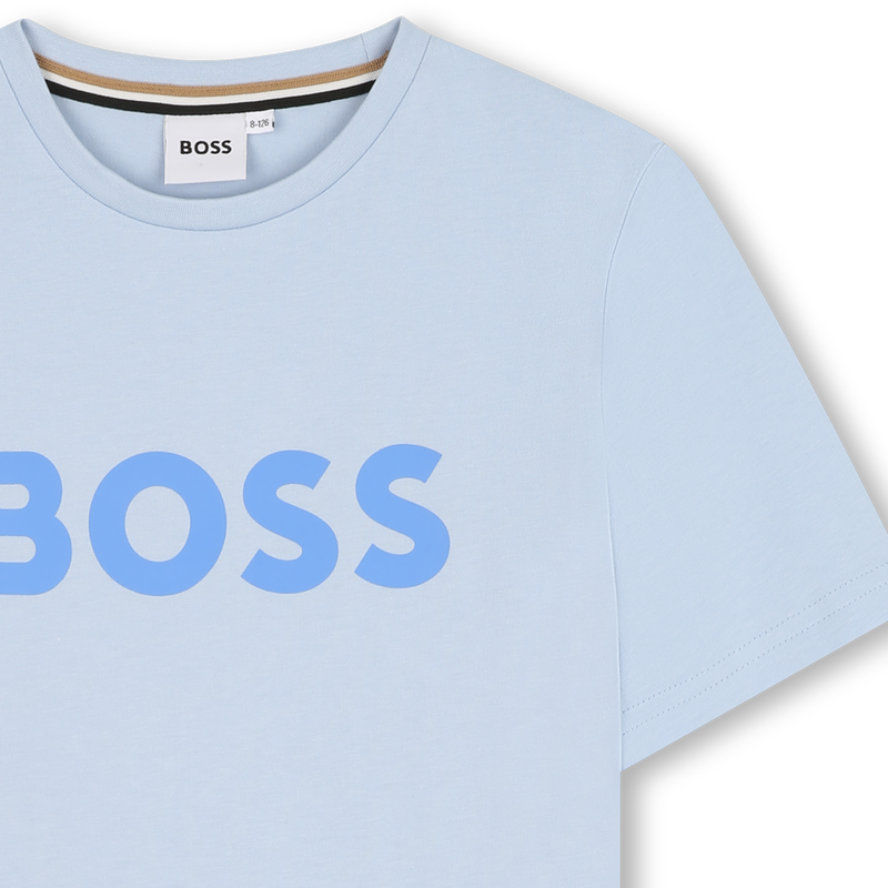 Short-Sleeved Cotton T-Shirt BOSS 
                        BOY