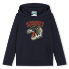 Hooded Sweatshirt, NAVY, hi-res
