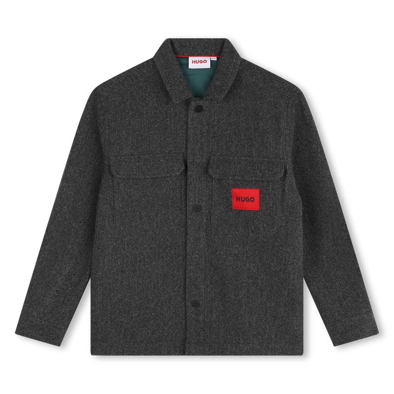 Felt-Effect Overshirt HUGO 
                    BOY