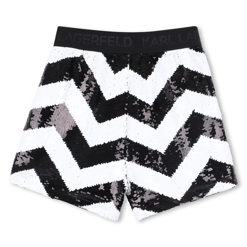 Herringbone shorts KARL LAGERFELD KIDS 
                        GIRL