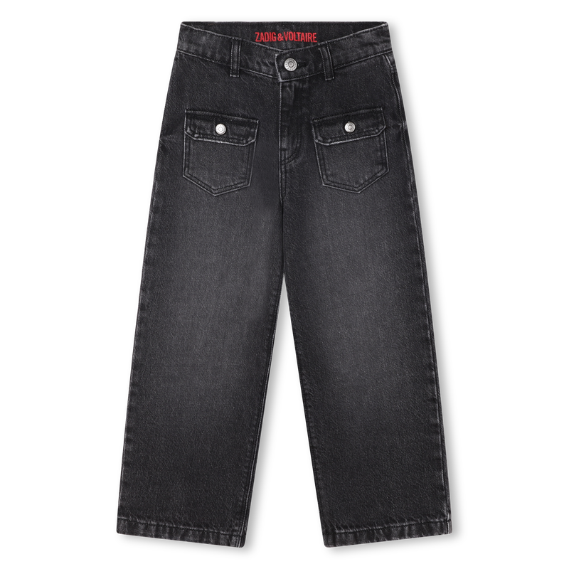 Cotton jeans ZADIG & VOLTAIRE 
                    GIRL